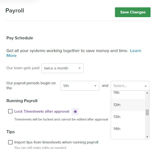 Semimonthly Payroll