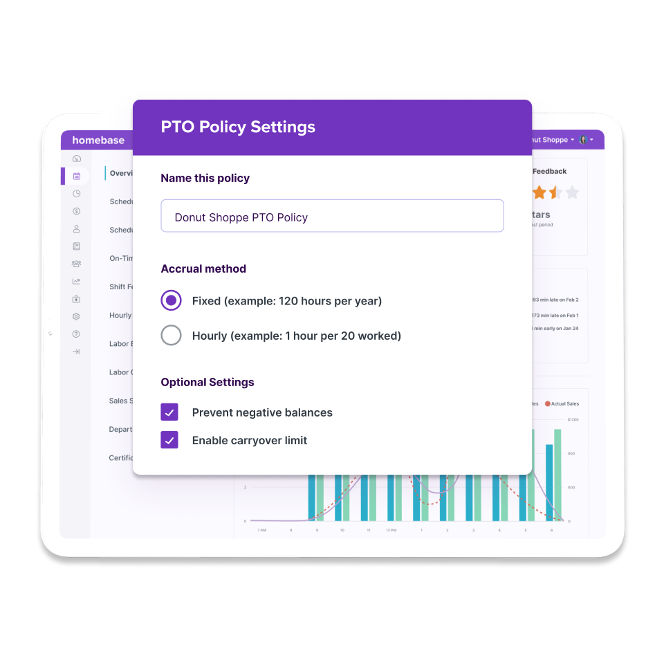 PTO Policy Settings