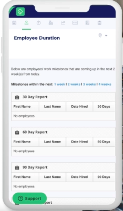 A screenshot of Push Operations' mobile app.